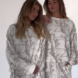 Dairy Boy Woodlands Camo Crewneck Sweatshirt